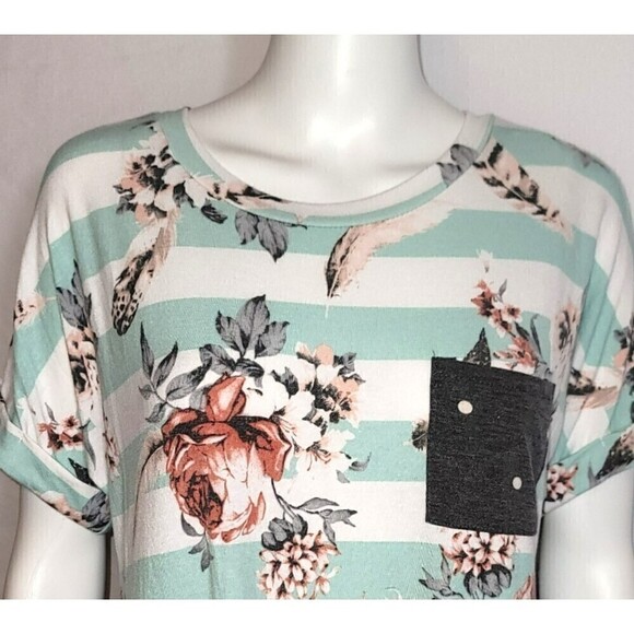 Lilypad Mint Green & Cream Striped - Size M - Picture 5 of 9